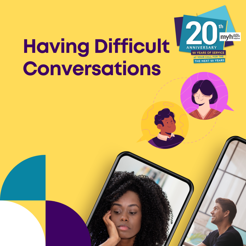 Having difficult conversations, title slide