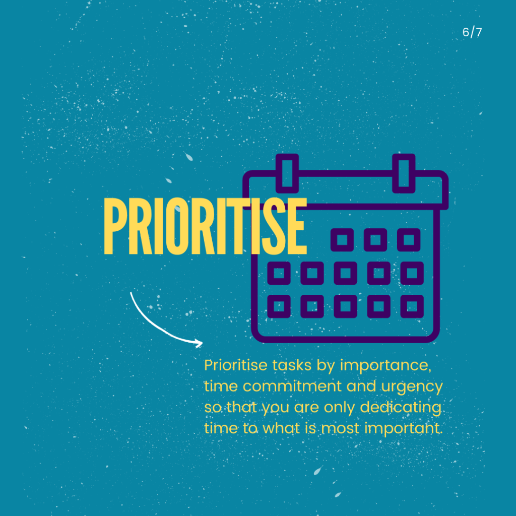 Procrastination, slide 6 of 7: Prioritise