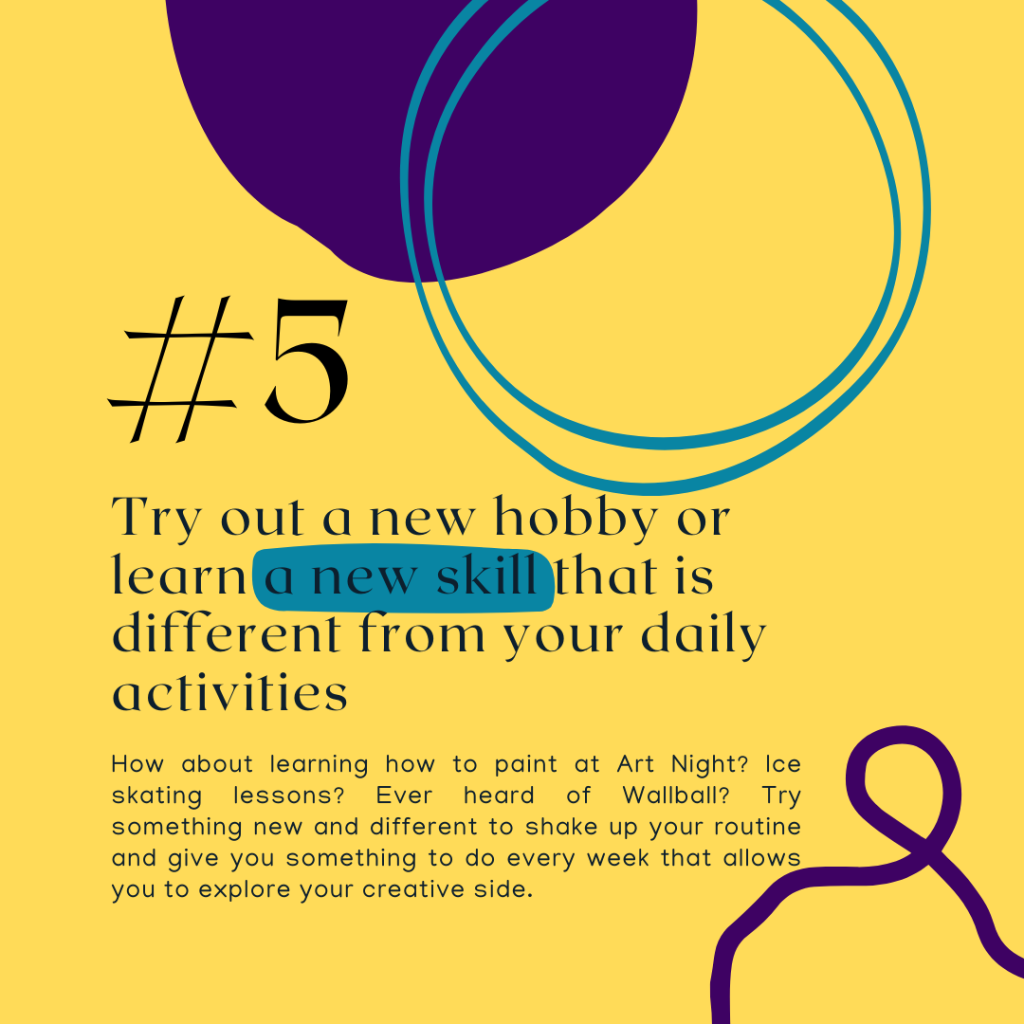 Tips to manage stress, slide 6 of 8: Try a new hobby or learn a new skill