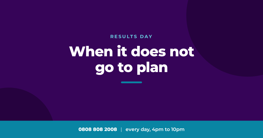 Results day: when it does not go to plan. Muslim Youth Helpline, free and confidential on 0808 808 2008, every day 4pm to 10pm.